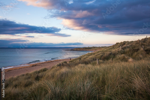 sunset over the sea in ireland