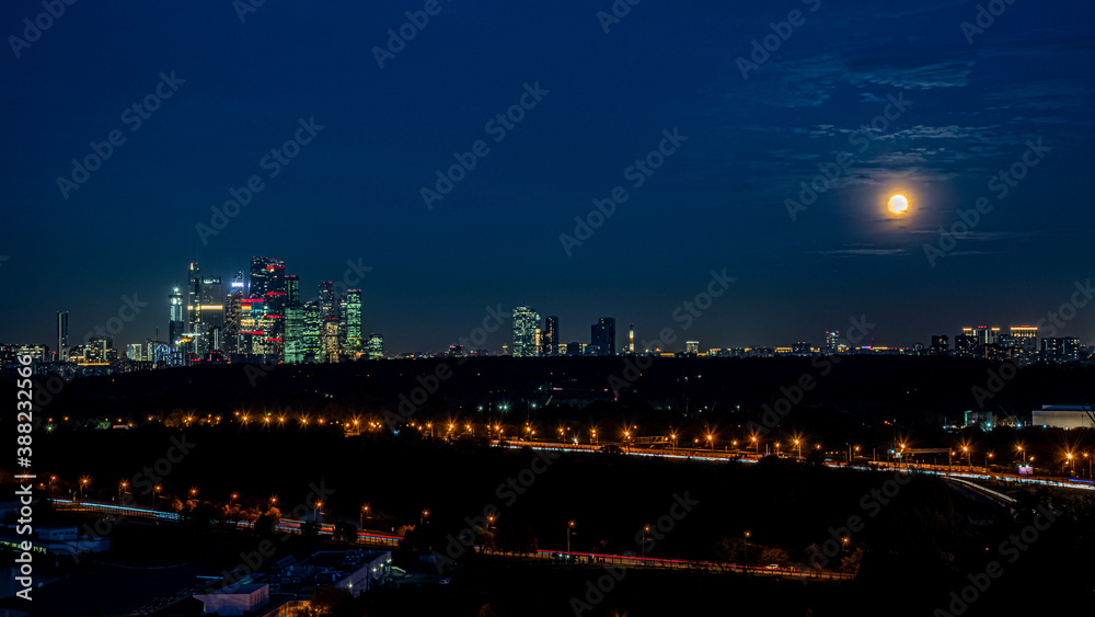 Fototapeta premium night city