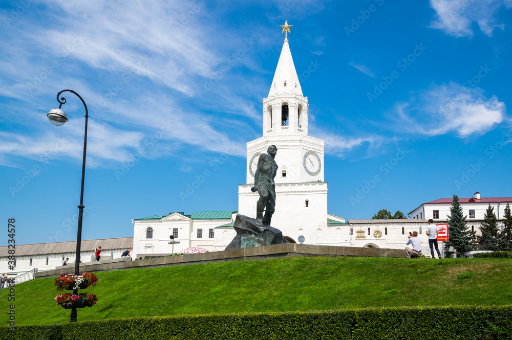Monument of Musa Jalil near Kazan Kremlin