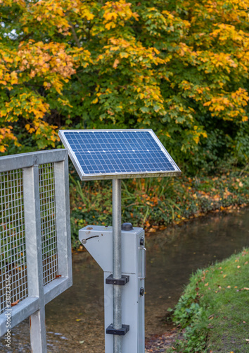 Remote charging with solar panel