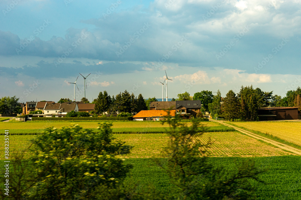 Fototapeta premium Germany, Countryside outskirts
