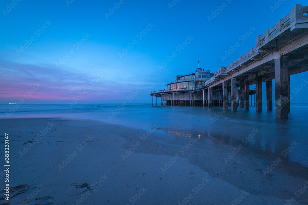 Fototapeta premium Belgium pier Blankenberge