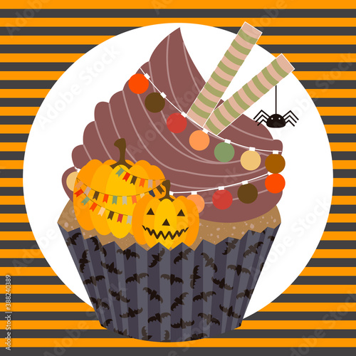 Halloween cupcake