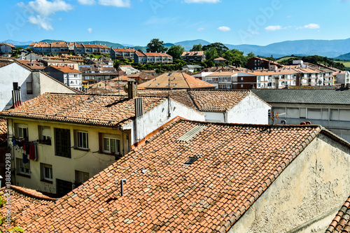 old town of san Vicente de la Barquera, cantabria spain photo