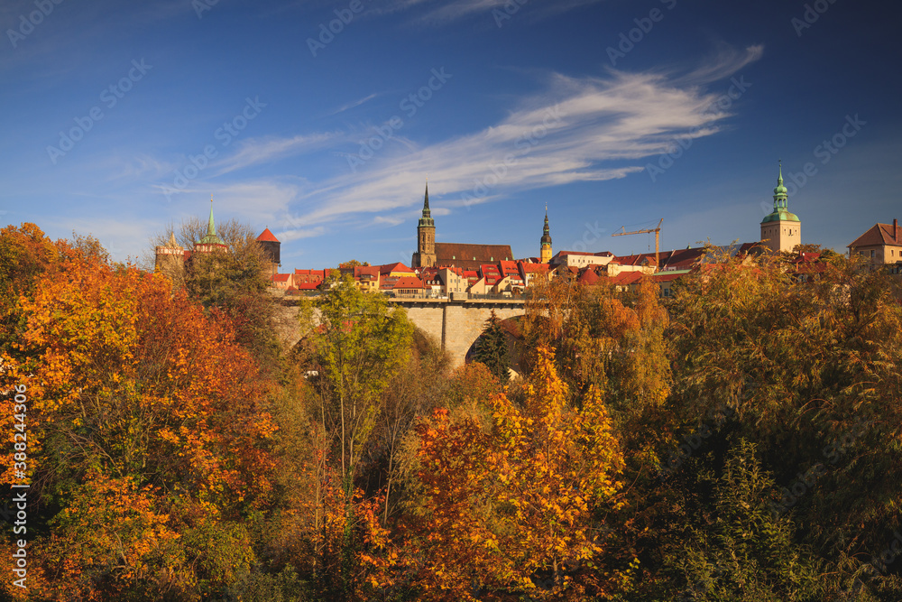Oldtown Bautzen, Saxony in Autumn