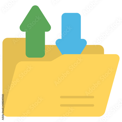 
Data with arrow indication, concept of data converting process 
