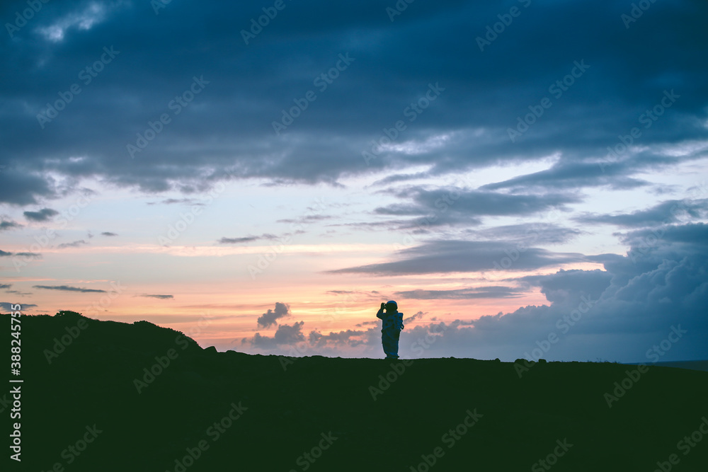 Sunset at Kaena Point Trail, North Shore, Oahu, Hawaii
