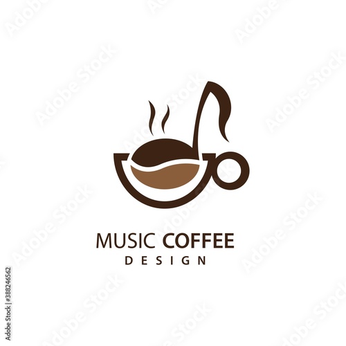 Music coffee logo images