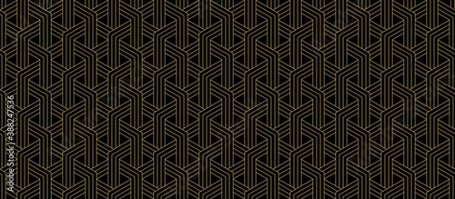 Background pattern seamless geometric line abstract gold luxury color vector. Christmas background.