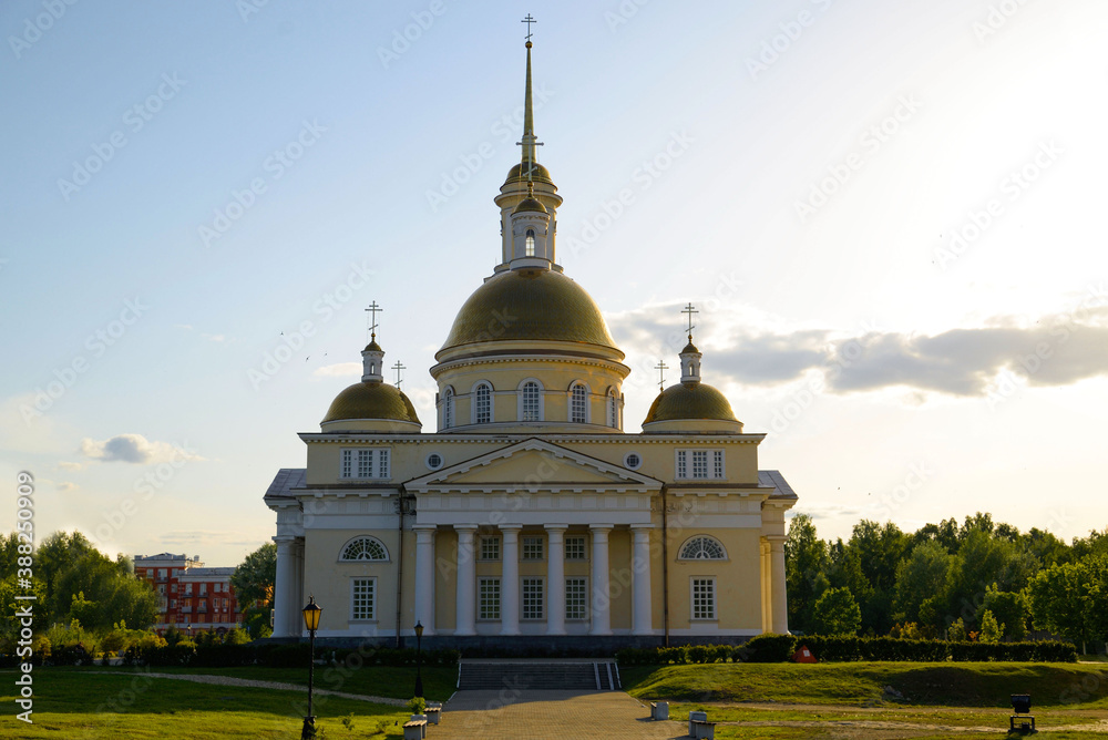 Spaso-Preobrazhensky Cathedral.  The city of Nevyansk