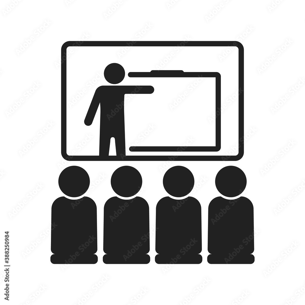 Business Training And Learning Single Icon Vector Illustration Business Training And Learning Single Icon Vector Illustration