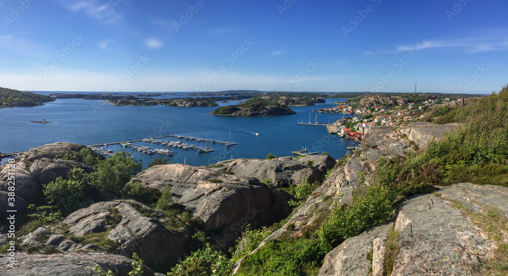 Tourist resort Fjallbacka village in Sweden Tourist resort Fjallbacka village in Sweden