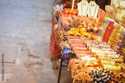Indian people shopping at moti bazar in haridwar uttarakhand, Uttarakhand Tourism photo