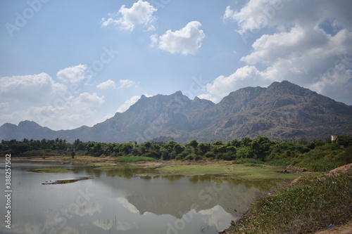 lake in the mountains