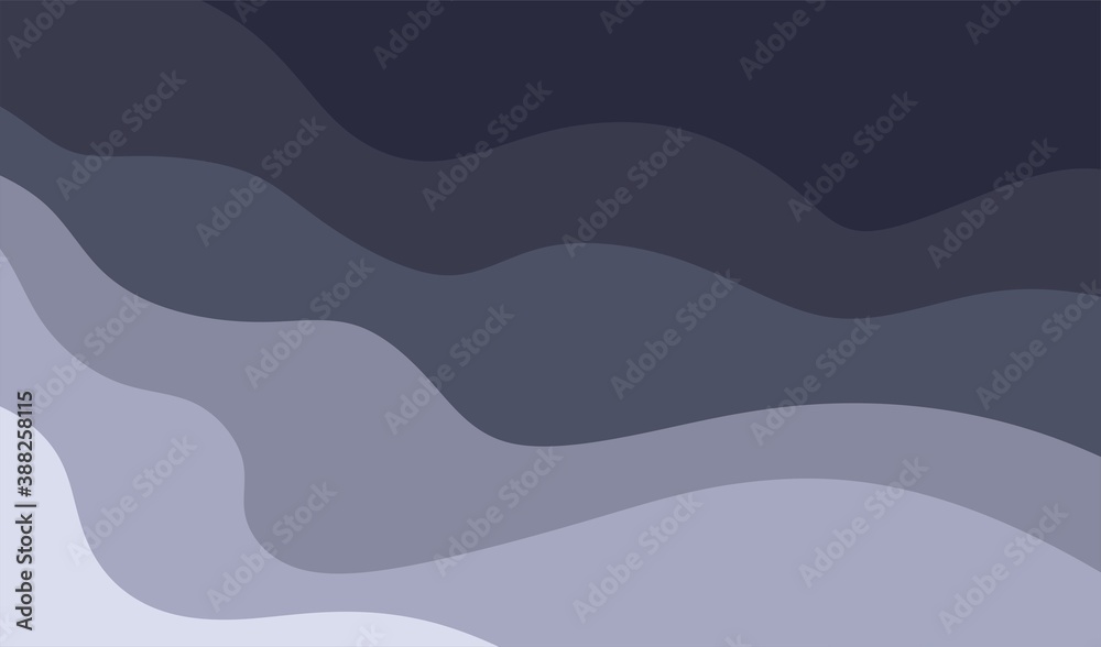 Fototapeta premium Abstract gray papercut style layers background design