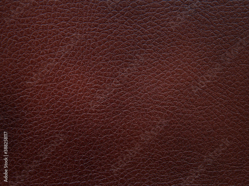 Genuine leather texture natural pattern. Brown color