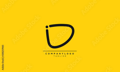 ID Abstract initial monogram letter alphabet logo design