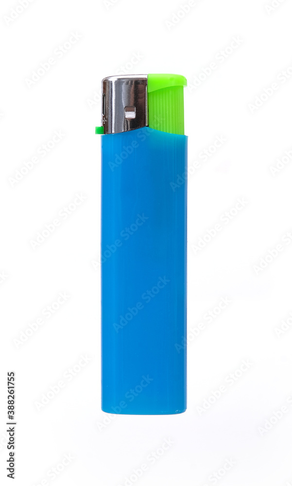 Gas lighter isolated on a white background Gas lighter isolated on a white background