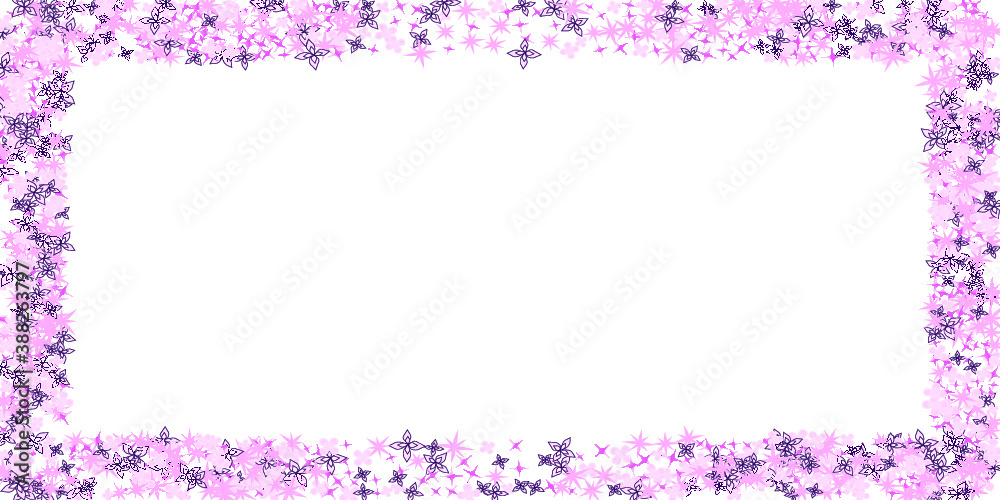 frame of lavender flowers frame of lavender flowers