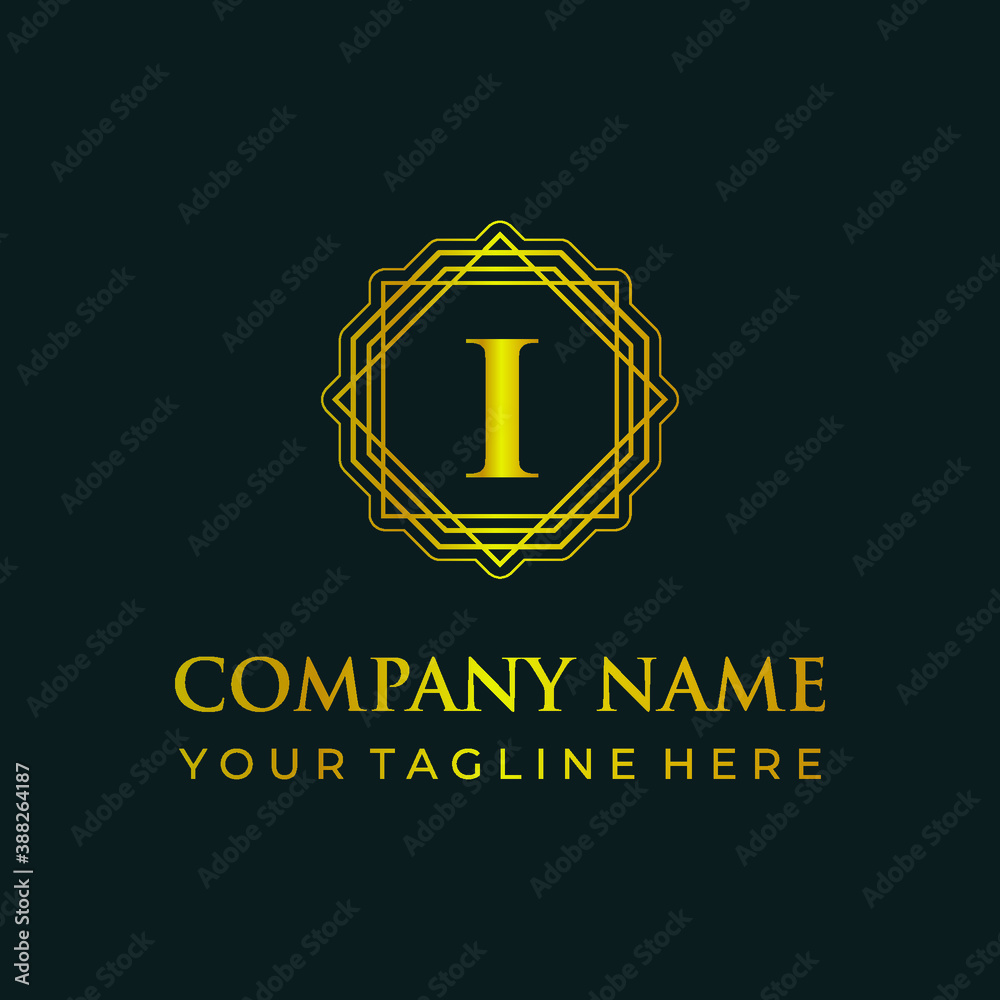 Letter logo template. inital logo. monogram company logo template