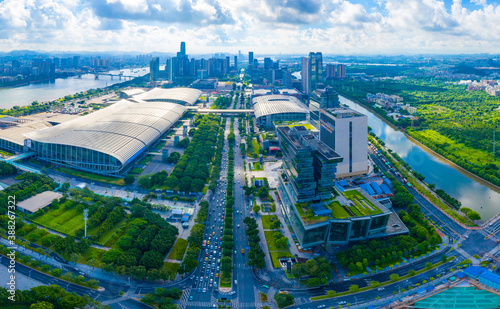 Pazhou Exhibition Center, Guangzhou City, Guangdong Province, China photo