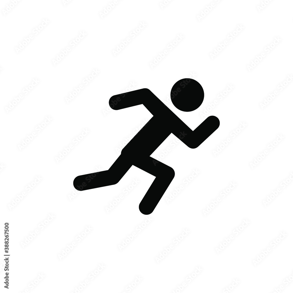 Running icon vector. Running icon black on white background. Running icon simple and modern for app, web and design. Running icon vector illustration. Running icon vector. Running icon black on white background. Running icon simple and modern for app, web and design. Running icon vector illustration.