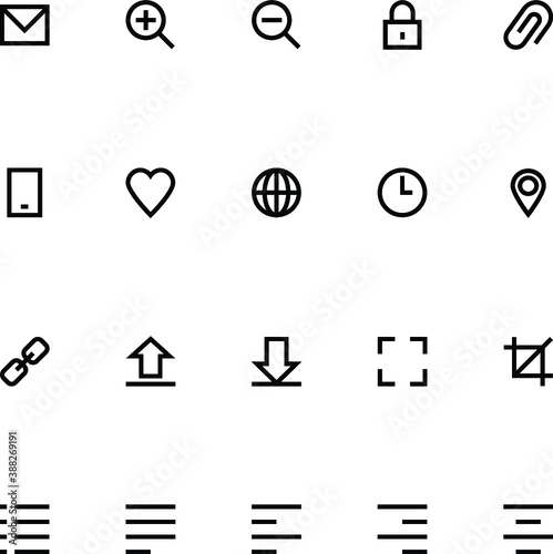 
User Interface Web Icons Collection
