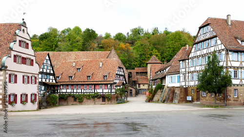 Fachwerkhäuser im Kloster Maulbronn Baden- Württemberg Deutschland   photo