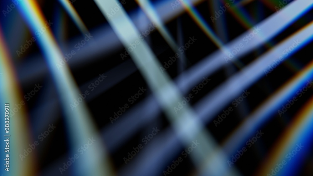 Abstract light lines from a spotlight, used as an overlay
