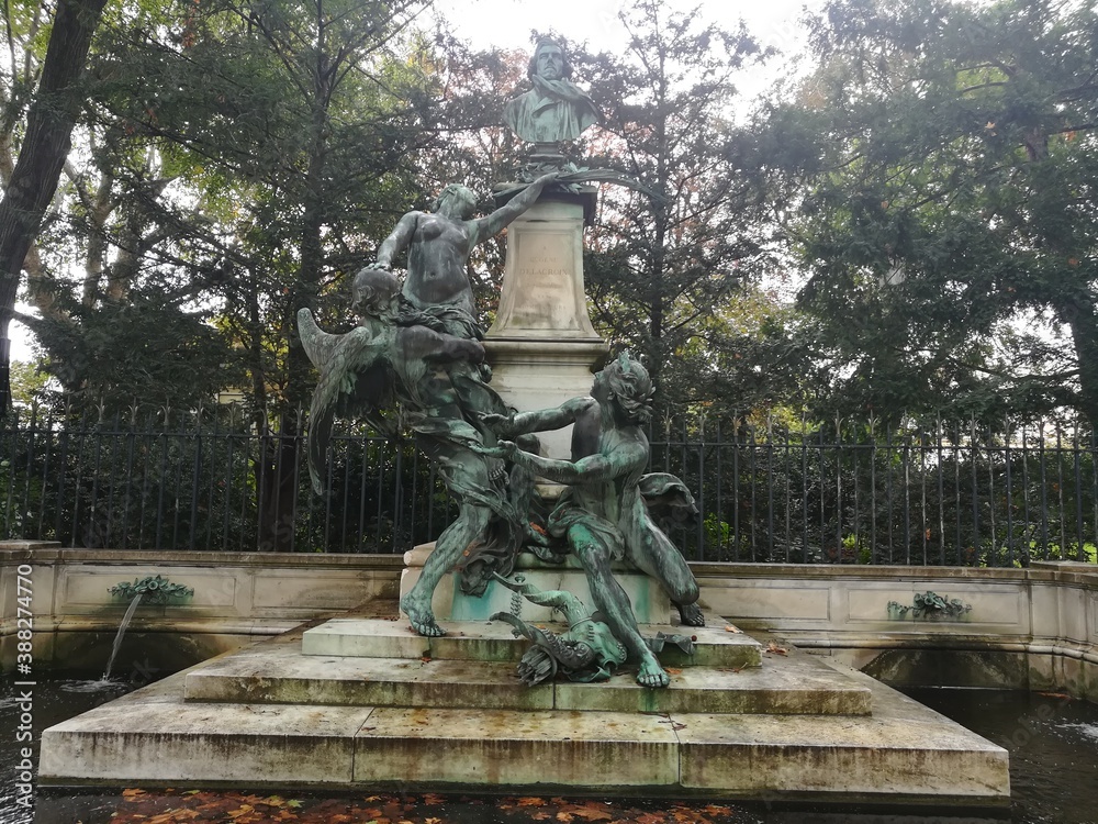Fontaine  Jardin du Luxembourg  Paris 