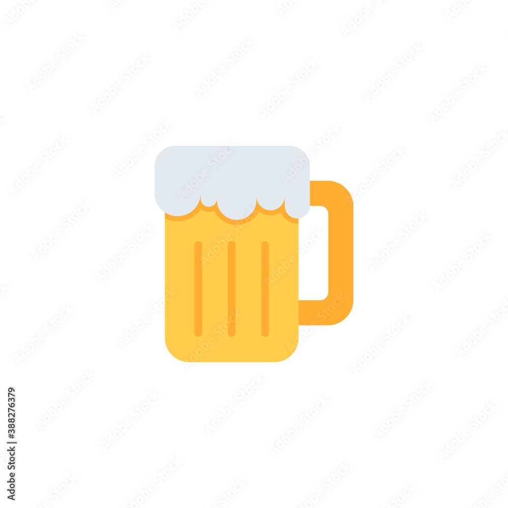 beer glass vector icon symbol alcohol drink isolated on white background beer glass vector icon symbol alcohol drink isolated on white background