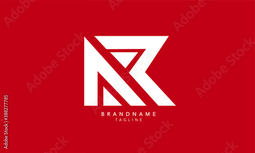 Alphabet letters Initials Monogram logo AR, RA, A and R