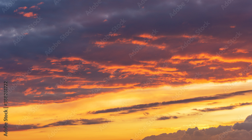 Fototapeta premium Beautiful background with evening sky
