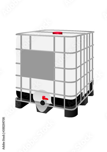 A 3D intermediate bulk container photo