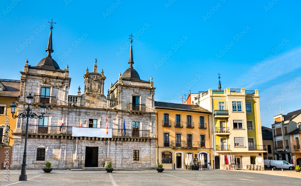 City Hall of Ponferrada in Castile and Leon, Spain