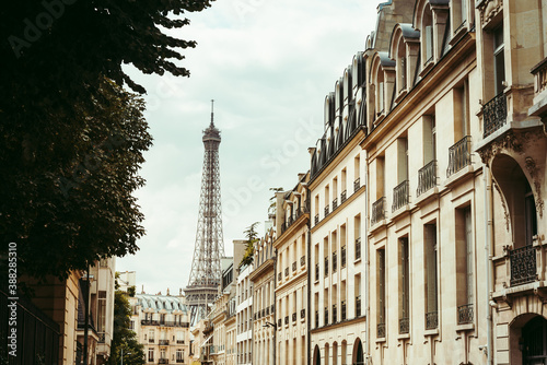 Street view of Paris city, France. © ilolab