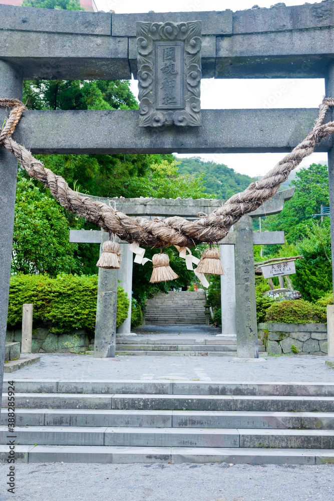 Obraz premium 雲仙温泉神社