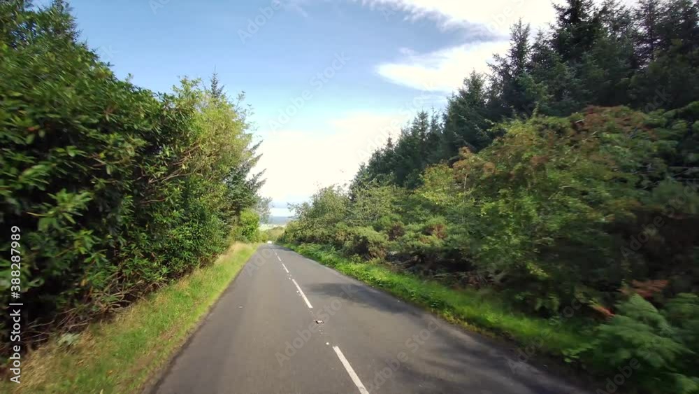 The A68 is a major road in the United Kingdom, running from Darlington in England to the A720 in Edinburgh. Driving on A68 road - Northumberland - United Kingdom - 18th of September 2020 The A68 is a major road in the United Kingdom, running from Darlington in England to the A720 in Edinburgh. Driving on A68 road - Northumberland - United Kingdom - 18th of September 2020