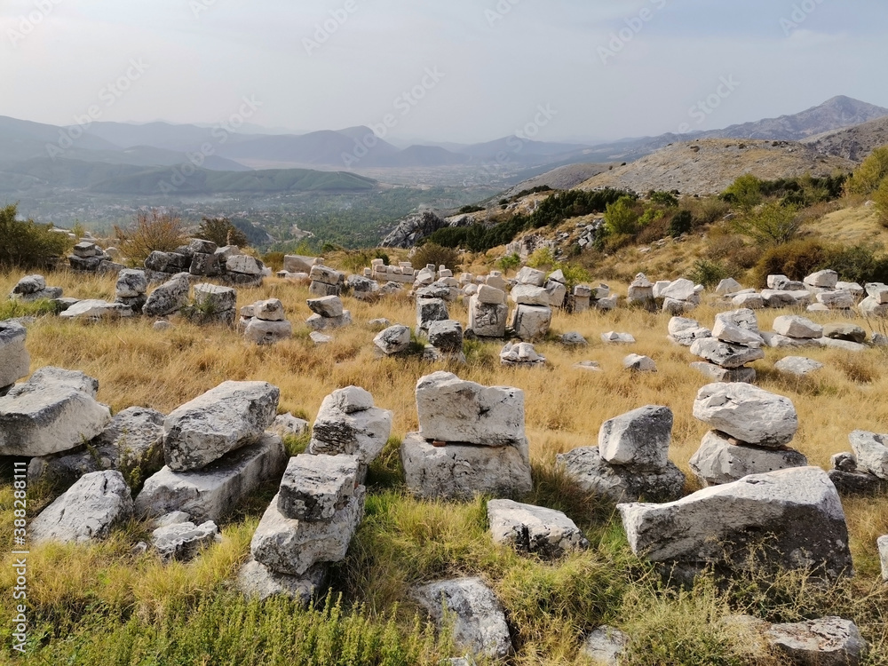 Sagalassos ancient city. Ancient city ruins.