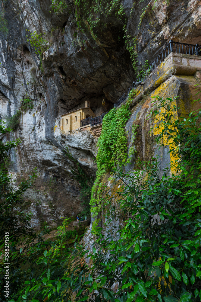 Santa María cave, Covadonga, Picos de Europa National Park, Asturias, Spain, Europe