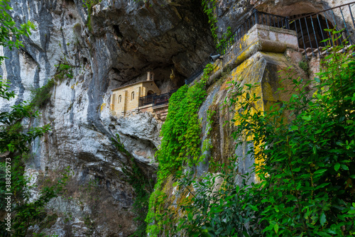 Santa María cave, Covadonga, Picos de Europa National Park, Asturias, Spain, Europe