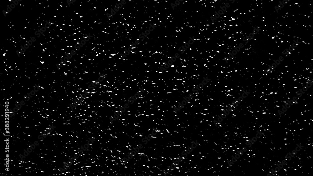 Plastering of cement, wall, fence, house Residential area For the beauty of the blurred stars in the sky, black and white. As an illustration Advertising, public relations and other related events