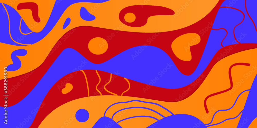 Abstract memphis pattern color background.Vector illustration.