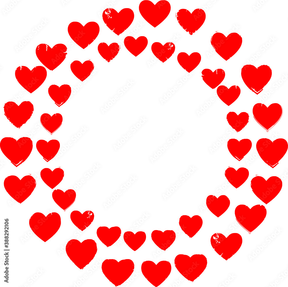 Set of Hearts . Grunge stamps collection.love Shapes for your design.Distressed symbols. Textured Valentine's Day signs.Vector illustration. Set of Hearts . Grunge stamps collection.love Shapes for your design.Distressed symbols. Textured Valentine's Day signs.Vector illustration.