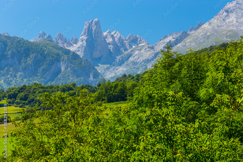 The Naranjo de Bulnes (known as Picu Urriellu in Asturian), Picos de Europa National Park, Asturias, Spain, Europe