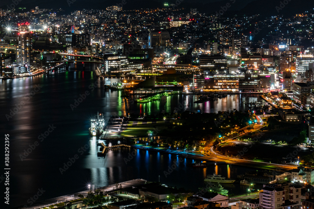 Fototapeta premium 長崎県長崎市 夜景 世界新三大夜景