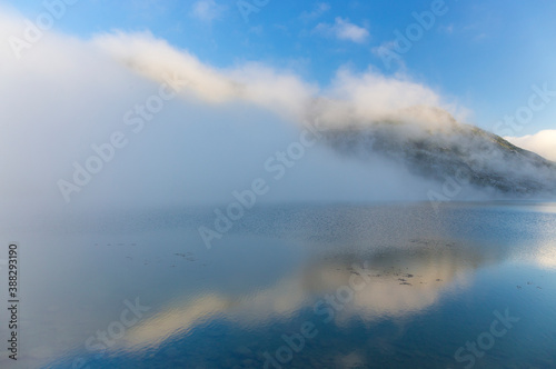 Lake Enol, Picos de Europa National Park, Asturias, Spain, Europe