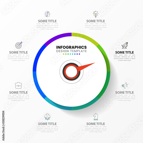 Infographic design template. Creative concept with 8 steps