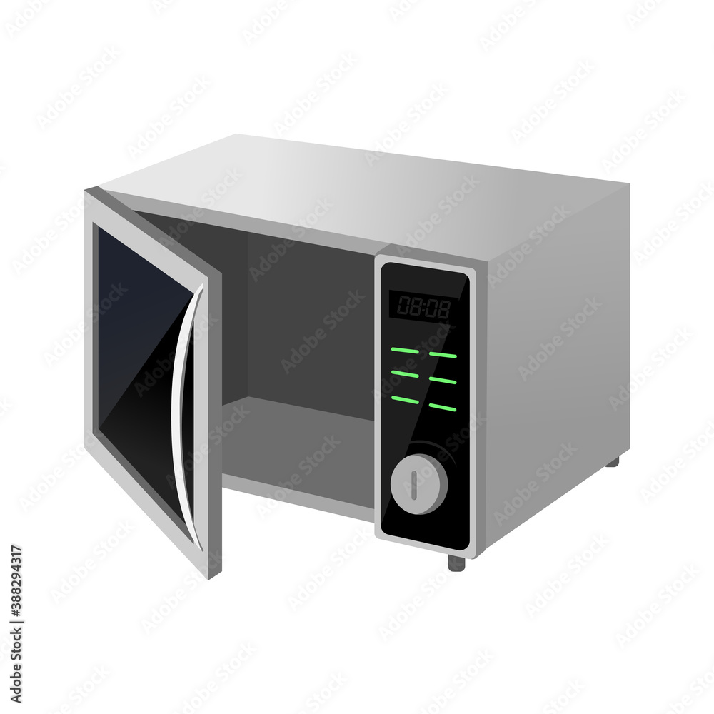 Illustration of stove gas oven design icon