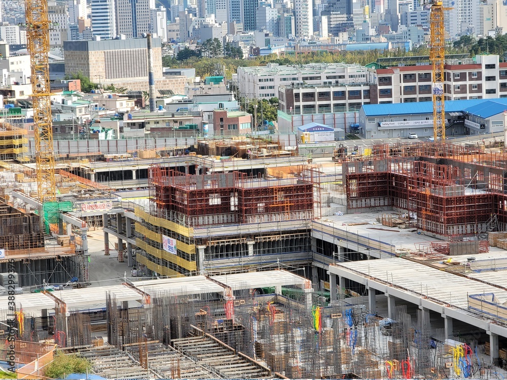 construction in korea city
